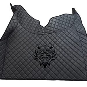 KRAM-TRUCK Gesteppte und bestickte Fußmatten Kompatibel mit Volvo FH4 ​​​​ab 2013 Modell mit Automatikgetriebe für den Boden auf dem Schaumstoff 10 mm Farbe Graphit - Image 6