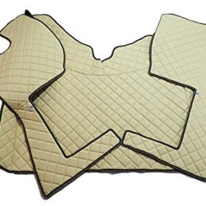 Volvo FH4 von 2013 Automatic, KRAM-TRUCK LKW Fußmatten, INNEN Teppich Truck, ÖKO-Leder, Zubehör Fußboden Kunstleder Overlay PRODUKTFARBE: HELL BEIGE - Image 6