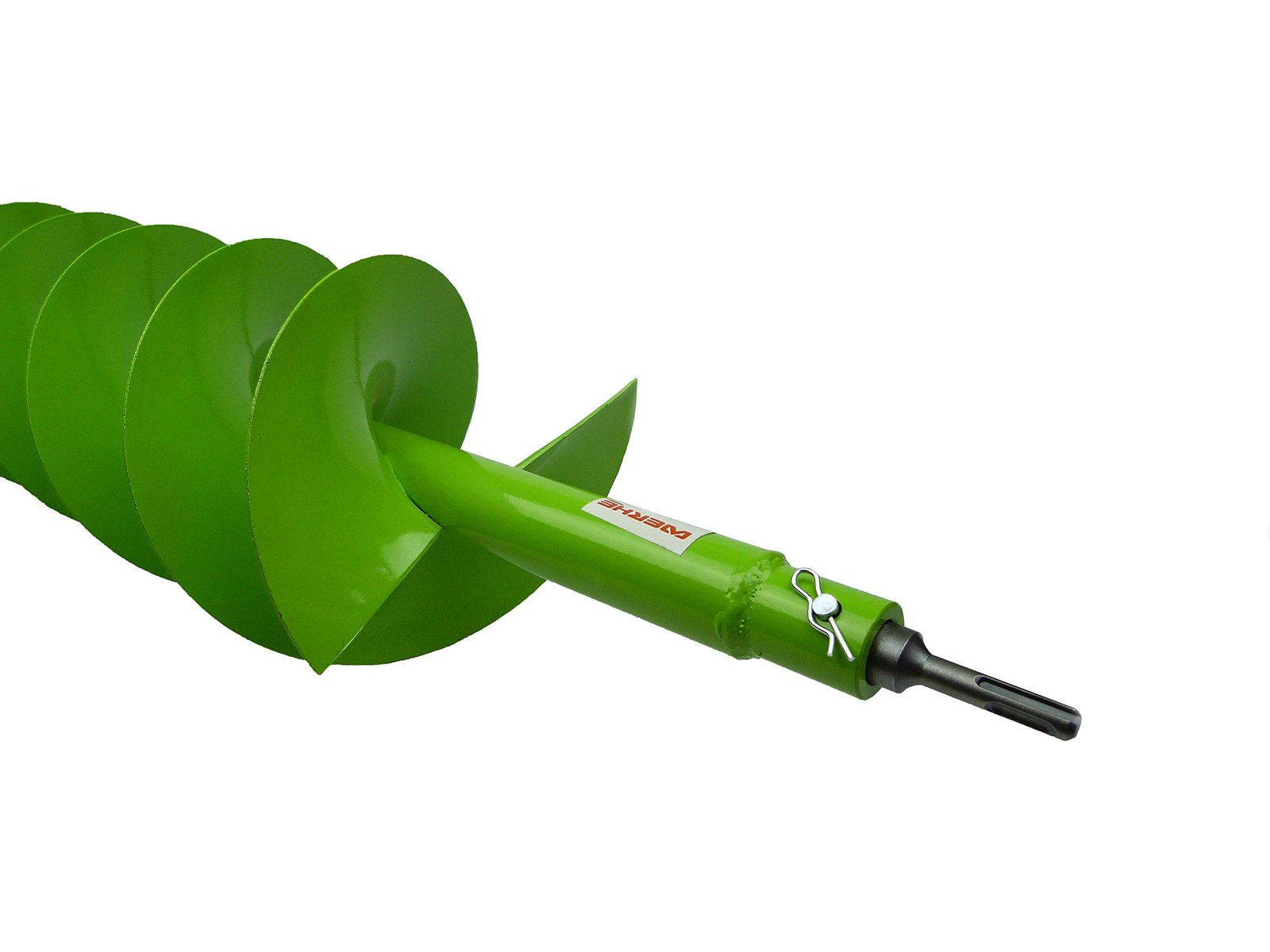 WERHE Erdbohrer-Set Ø80mm 80cm lang mit SDS Plus Adapter – Robuster Stahl mit metallklingen für Zaunbau und Gartenarbeit – Kompatibel mit Standard-Bohrmaschinen - Image 8