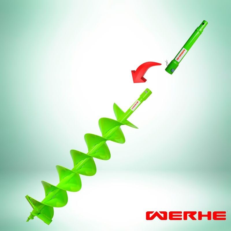 WERHE Profi 200 mm Vollstahl Verlängerung für Erdbohrer extrem robust - Image 2