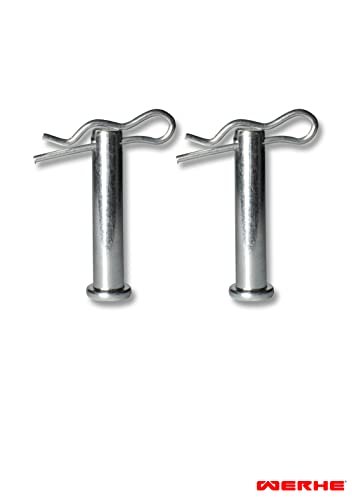 WERHE Profi Erdbohrer Adapter Set passend für SDS Plus Bohrhammer Pfahlbohrer und auch für SDS Max Akkubohrmaschine Mit 2tlg. Bolzen aus hochwertigem Federstahl - Image 3