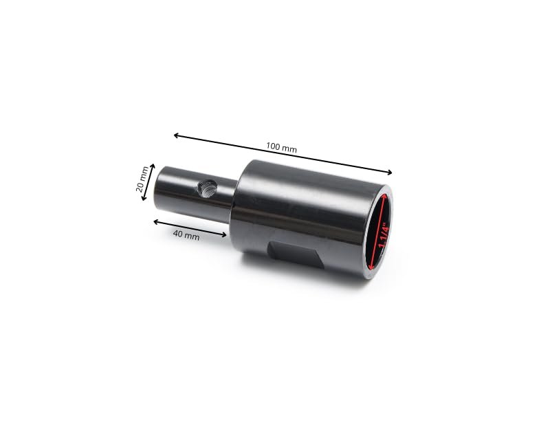 WERHE® Adapter 1 1/4” UNC auf 20 mm Schaft – Robuster Übergangsadapter aus hochwertigem Stahl für Kernbohrer und Erdbohrer, Kompatibel mit Diamant-Kernbohrern - Image 6