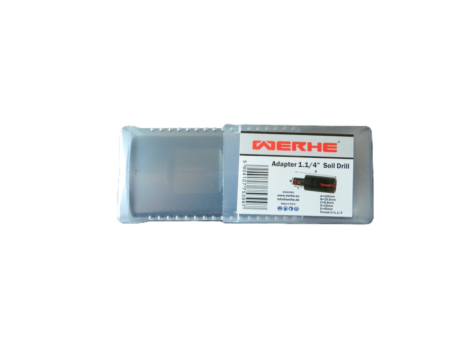 WERHE® Adapter 1 1/4” UNC auf 20 mm Schaft – Robuster Übergangsadapter aus hochwertigem Stahl für Kernbohrer und Erdbohrer, Kompatibel mit Diamant-Kernbohrern - Image 7